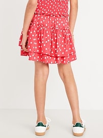 Image number 2 showing, Printed Tiered Ruffled Skirt for Girls