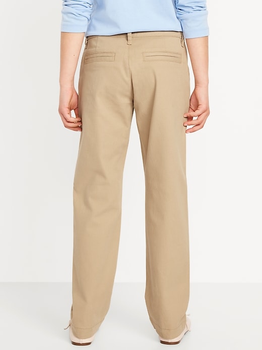 View large product image 2 of 3. School Uniform Straight Leg Pants for Girls