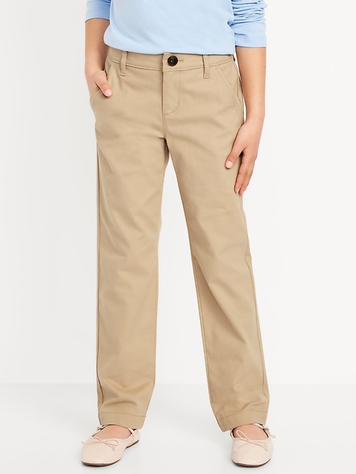View large product image 1 of 3. School Uniform Straight Leg Pants for Girls