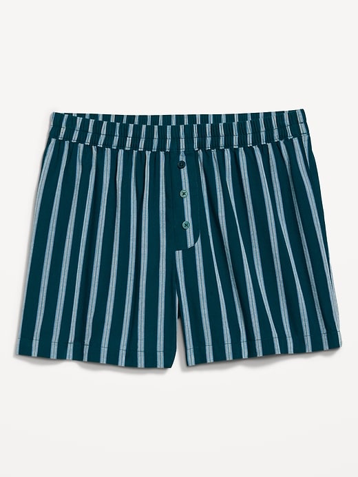 Image number 4 showing, Poplin Boxer Pajama Shorts