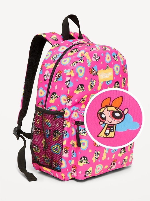 View large product image 1 of 2. The Powerpuff Girls™ Canvas Backpack for Girls