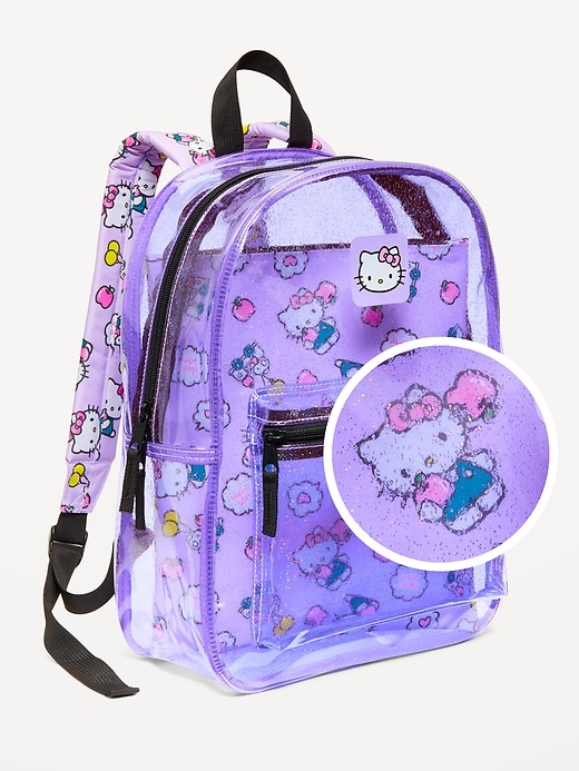 View large product image 1 of 2. Hello Kitty® Clear Backpack for Girls