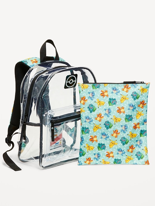 View large product image 2 of 2. Pokémon™ Clear Backpack for Kids