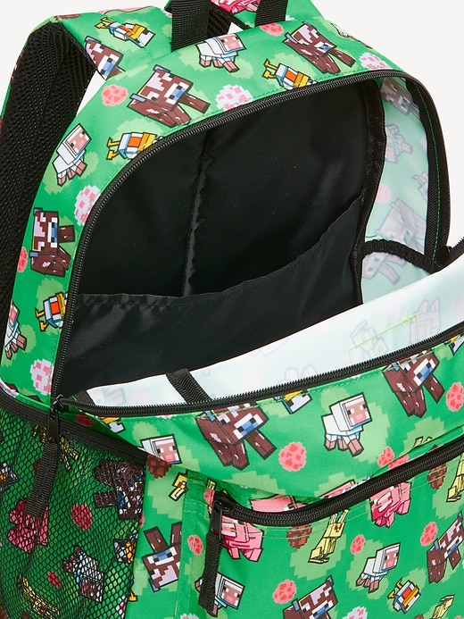 View large product image 2 of 2. Minecraft™ Canvas Backpack for Kids