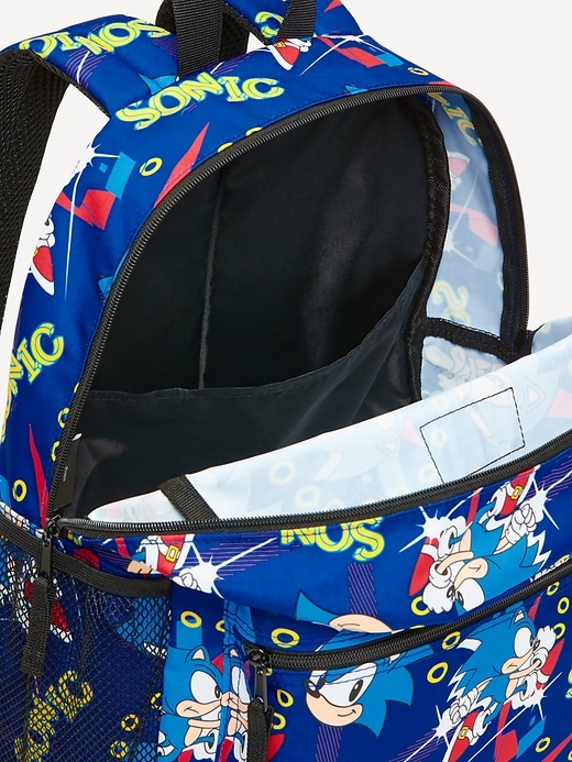 View large product image 2 of 2. Sonic The Hedgehog™ Canvas Backpack for Kids