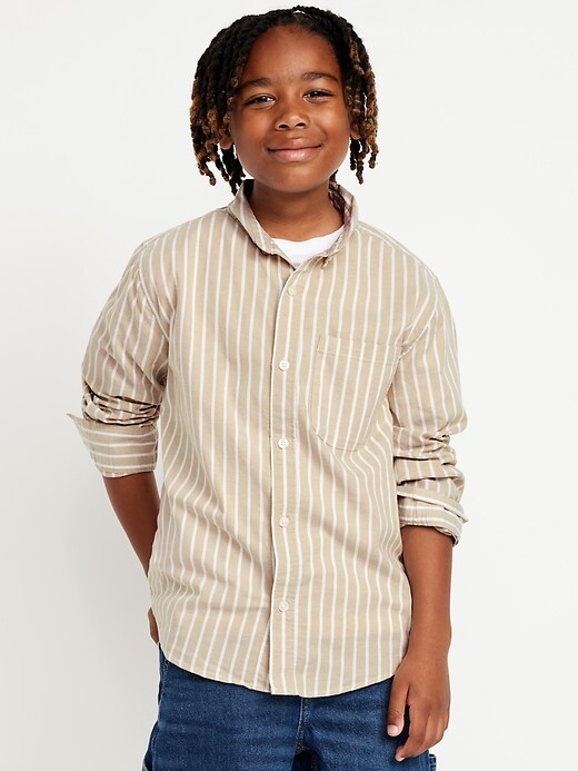 View large product image 1 of 3. Lightweight Built-in Flex Oxford Shirt for Boys