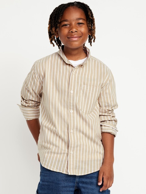 Lightweight Built-in Flex Oxford Shirt for Boys