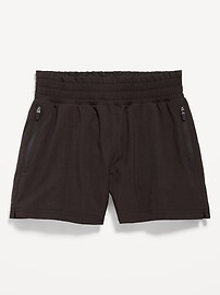 View large product image 4 of 4. High-Waisted StretchTech Performance Shorts for Girls