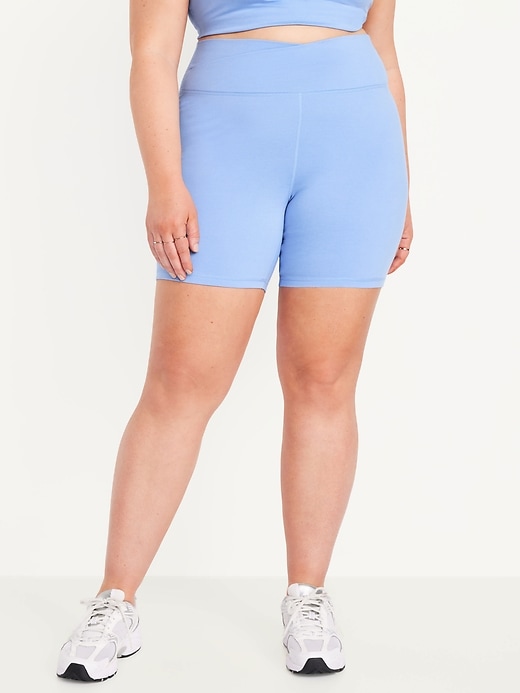 Image number 6 showing, Extra High-Waisted CloudComfy Biker Shorts -- 6-inch inseam