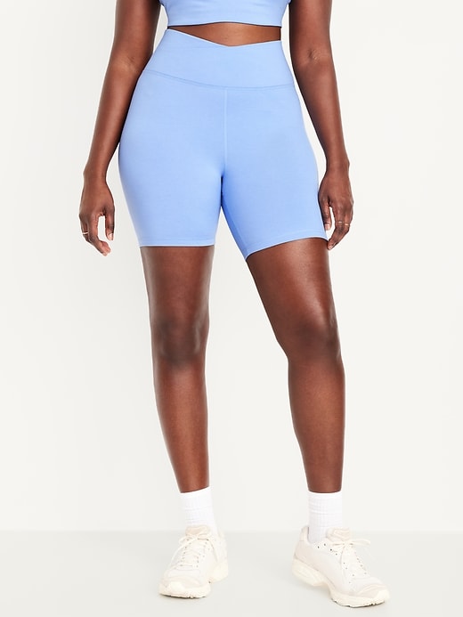 Image number 4 showing, Extra High-Waisted CloudComfy Biker Shorts -- 6-inch inseam
