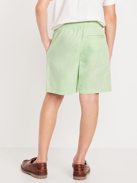 View large product image 2 of 4. Above Knee Twill Pull-On Shorts for Boys