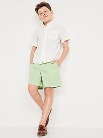 View large product image 3 of 4. Above Knee Twill Pull-On Shorts for Boys