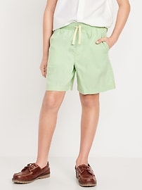 Image number 1 showing, Above Knee Twill Pull-On Shorts for Boys