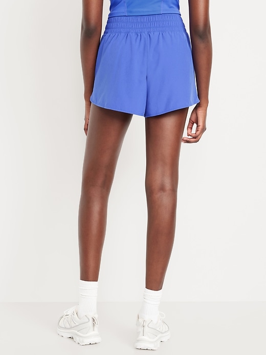 Image number 2 showing, Extra High-Waisted Crinkle Run Shorts -- 3-inch inseam