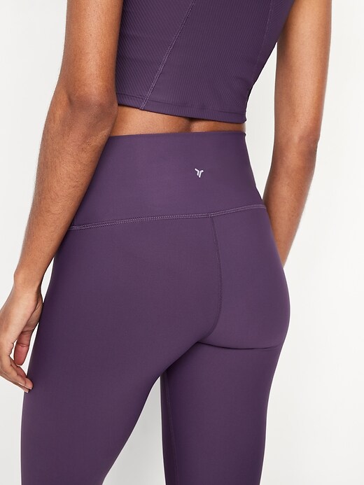 Image number 3 showing, High-Waisted PowerSoft Crop Leggings