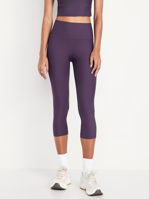 High-Waisted PowerSoft Crop Leggings