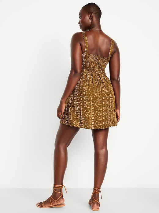 Image number 5 showing, Fit & Flare Crepe Mini Dress