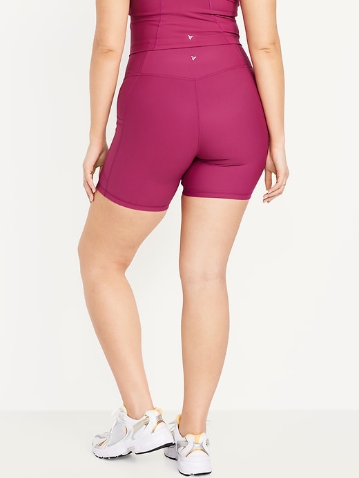 Image number 5 showing, PowerSoft Pocket Biker Shorts -- 6-inch inseam