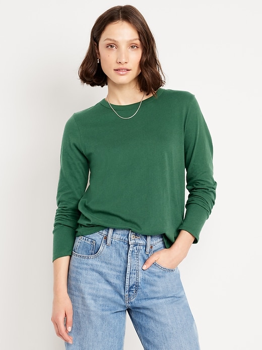Image number 1 showing, EveryWear Long-Sleeve T-Shirt
