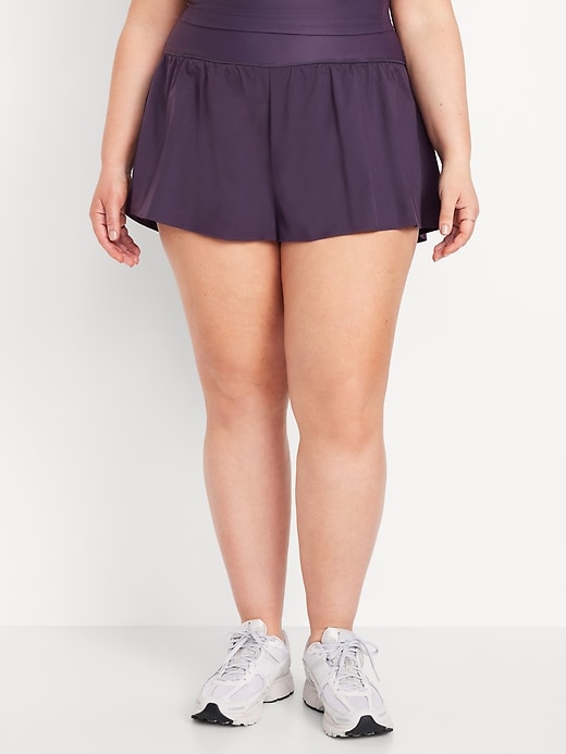 Image number 6 showing, High-Waisted StretchTech 2-in-1 Shorts -- 3-inch inseam