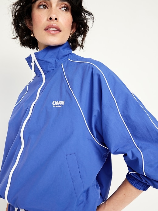 Image number 7 showing, Nylon Zip Jacket