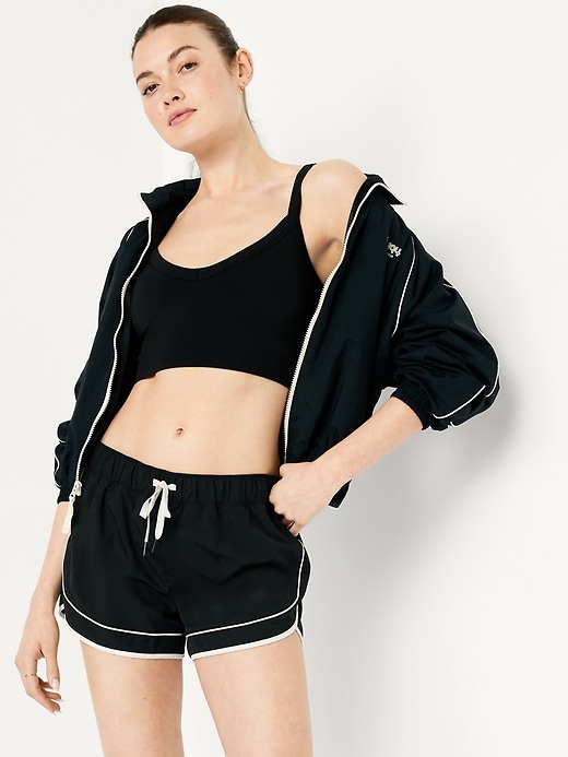Image number 3 showing, Light Support Fluid Seamless Longline Sports Bra