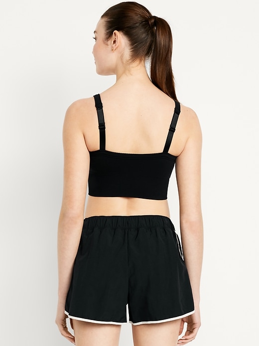 Image number 2 showing, Light Support Fluid Seamless Longline Sports Bra