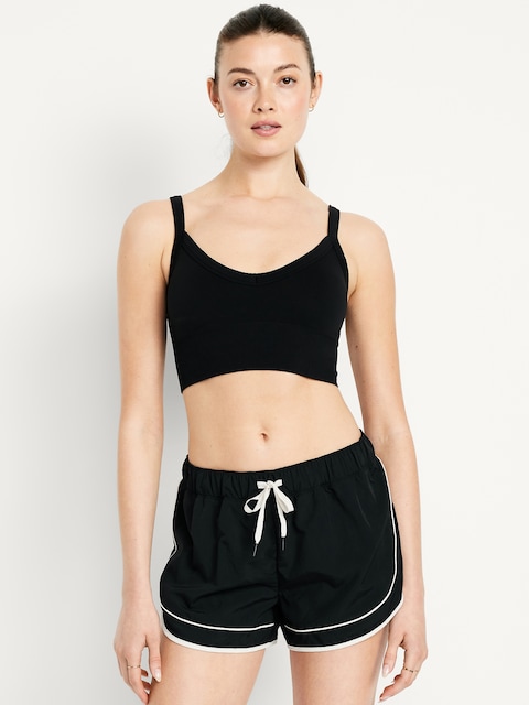 Soutien-gorge de sport long à maintien léger Fluidité sans coutures