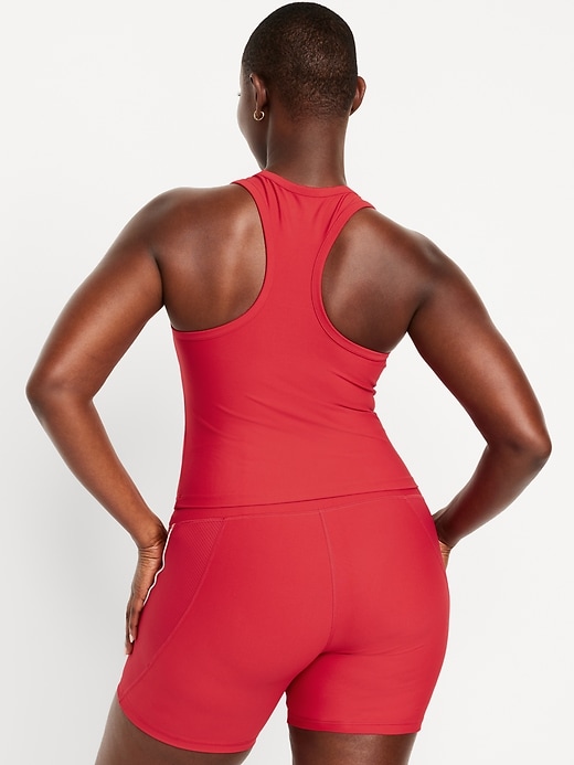 Image number 6 showing, PowerSoft Racerback Cropped Shell Tank
