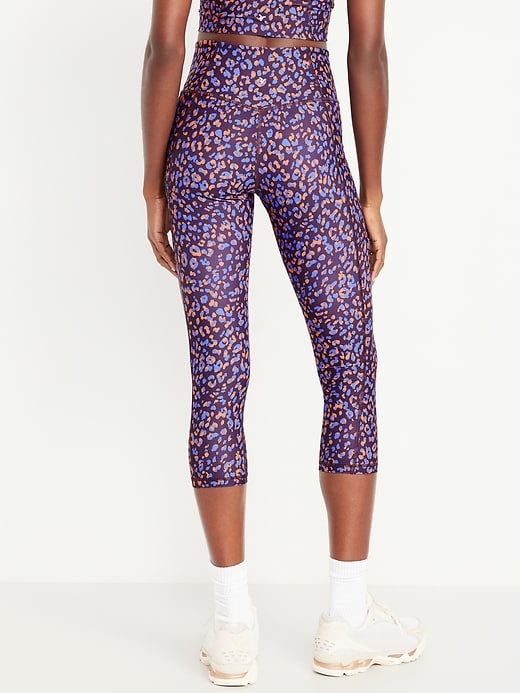 Image number 2 showing, High-Waisted PowerSoft Crop Pocket Leggings