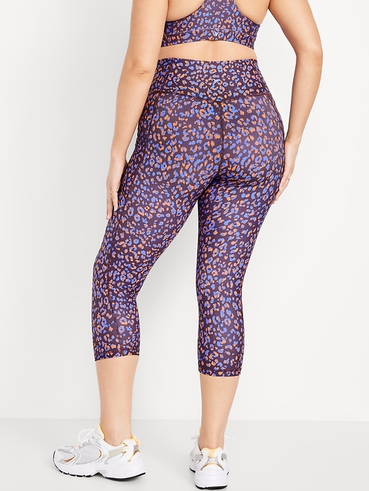 Image number 5 showing, High-Waisted PowerSoft Crop Pocket Leggings