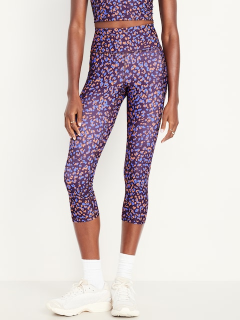 High-Waisted PowerSoft Crop Pocket Leggings