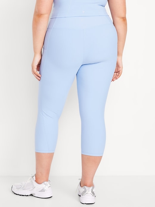Image number 7 showing, High-Waisted PowerSoft Crop Pocket Leggings