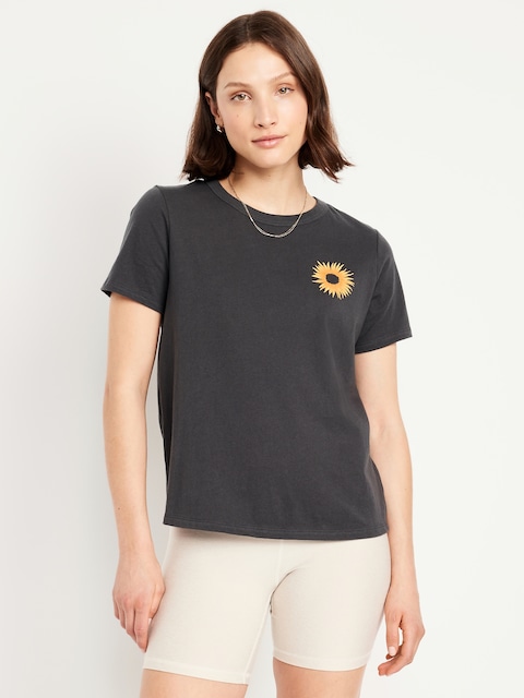 EveryWear Crew-Neck Graphic T-Shirt