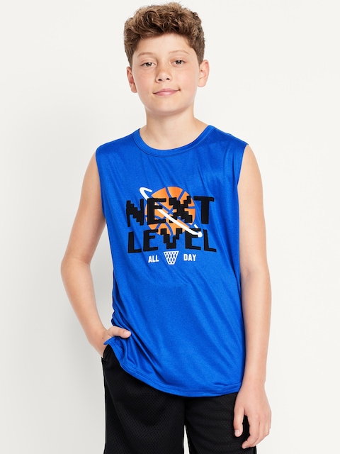 CloudMotion Graphic Performance Tank Top for Boys