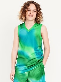 L'image numéro 1 présente Camisole de basketball à maille filet pour Garçon