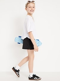 View large product image 3 of 4. High-Waisted StretchTech Performance Shorts for Girls