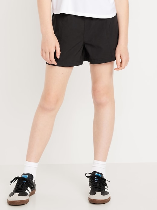View large product image 1 of 4. High-Waisted StretchTech Performance Shorts for Girls