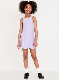 View large product image 4 of 7. PowerSoft Sleeveless Ribbed Athletic Dress for Girls