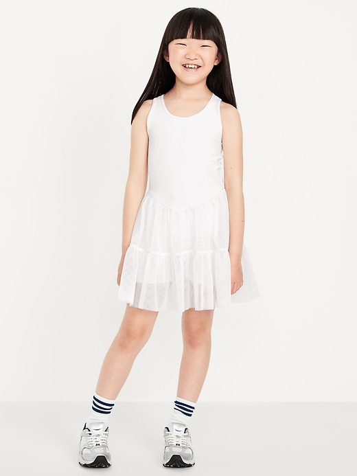 Image number 3 showing, PowerSoft Sleeveless Tutu Athletic Dress for Girls