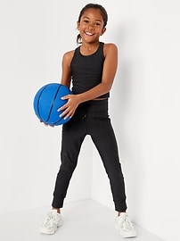 View large product image 3 of 4. High-Waisted PowerSoft 7/8-Length Performance Leggings for Girls