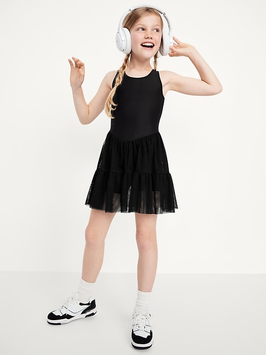 View large product image 1 of 3. PowerSoft Sleeveless Tutu Athletic Dress for Girls