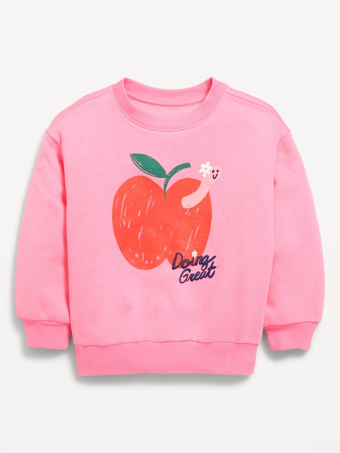 Long-Sleeve Graphic Sweatshirt for Toddler Girls