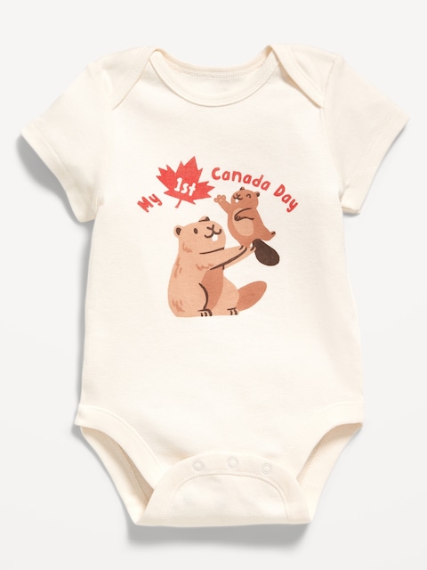 Short-Sleeve Graphic Bodysuit for Baby