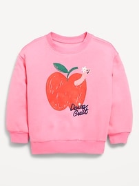 Image number 1 showing, Long-Sleeve Graphic Sweatshirt for Toddler Girls