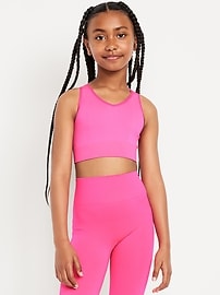 View large product image 3 of 3. Fitted Seamless Performance Bra for Girls
