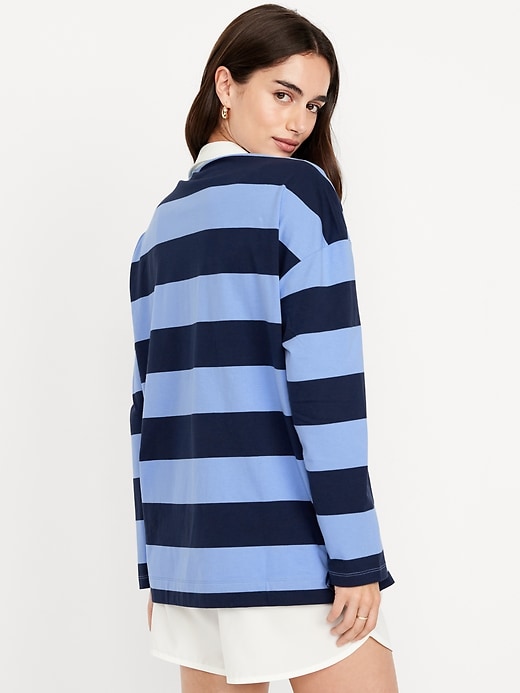 Image number 2 showing, Oversized Rugby Polo
