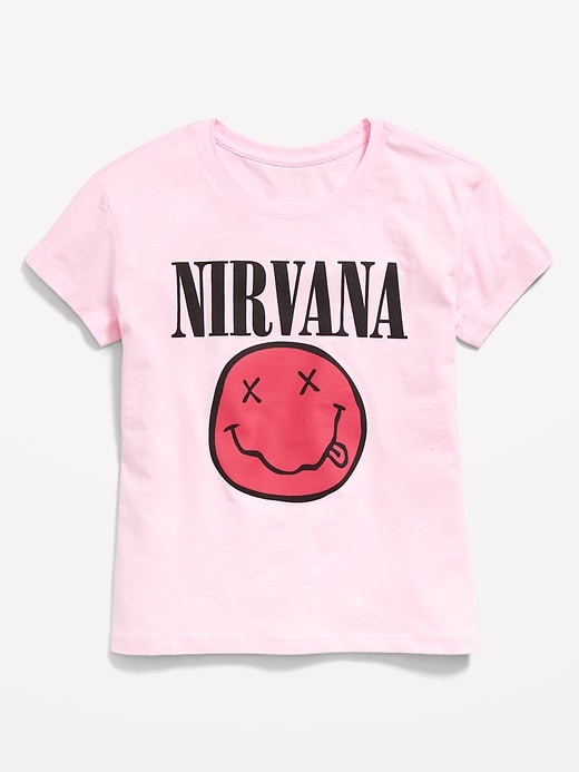 View large product image 2 of 3. Nirvana™ Graphic T-Shirt for Girls