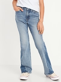 Image number 1 showing, High-Waisted Flare-Leg Jeans for Girls