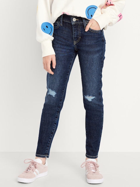 Jegging Rockstar à extensibilité 360° à taille haute pour fille - Multi